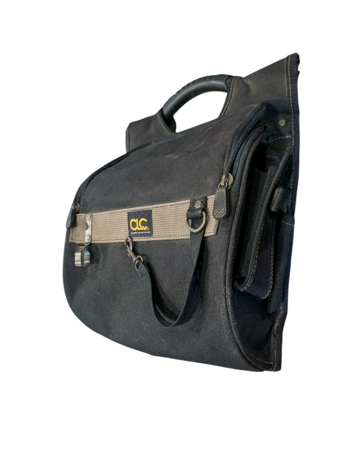 CLC Custom Leathercraft 1509 Zippered Professional Electricians Tool Pouch, 21
