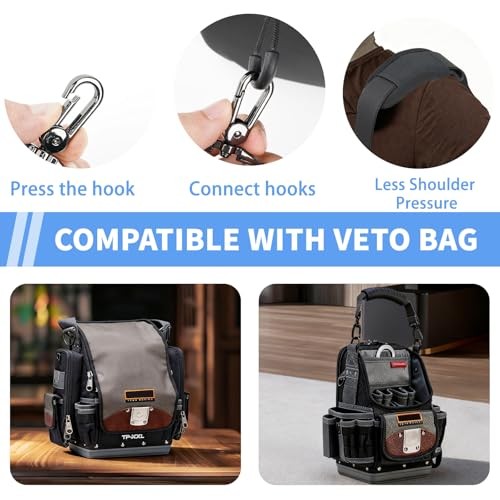 63 Padded Adjustable Shoulder Strap Compatible With Veto Pro Pac Durable Bag