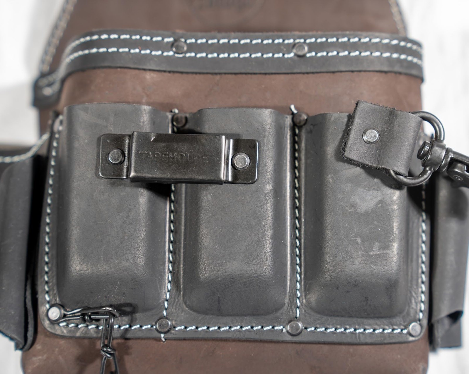 6 Pocket Leather Electrician Tool Pouch