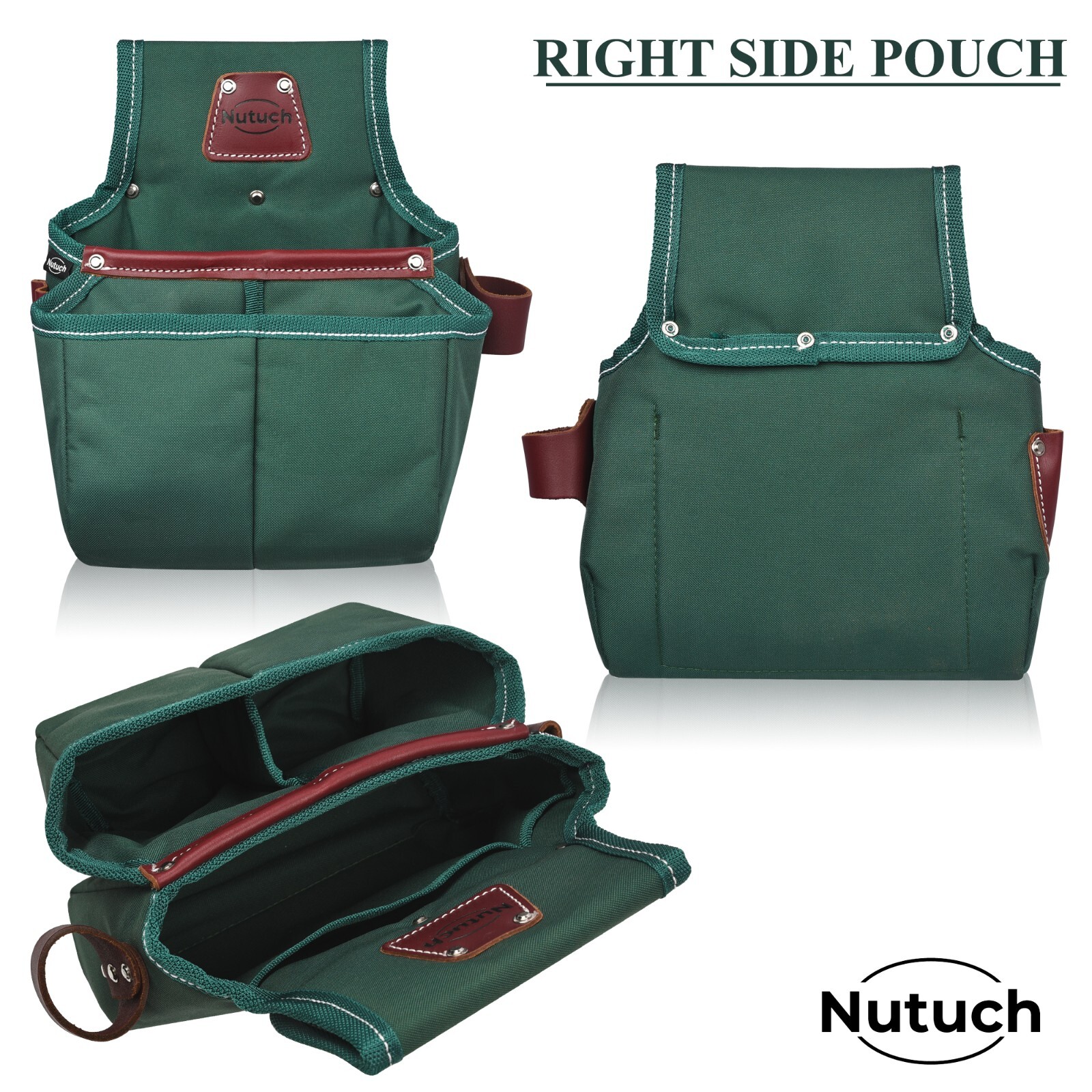NUTUCH Nylon and Leather Tool Belt | Carpenter Tool Belts | Electrician