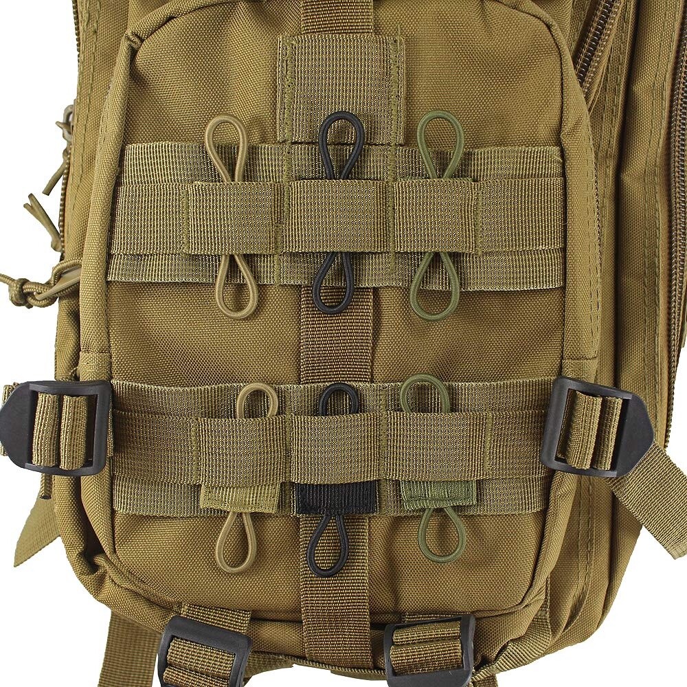 4pcs MOLLE EDC tool holder elastic strap for backpack vest webbing
