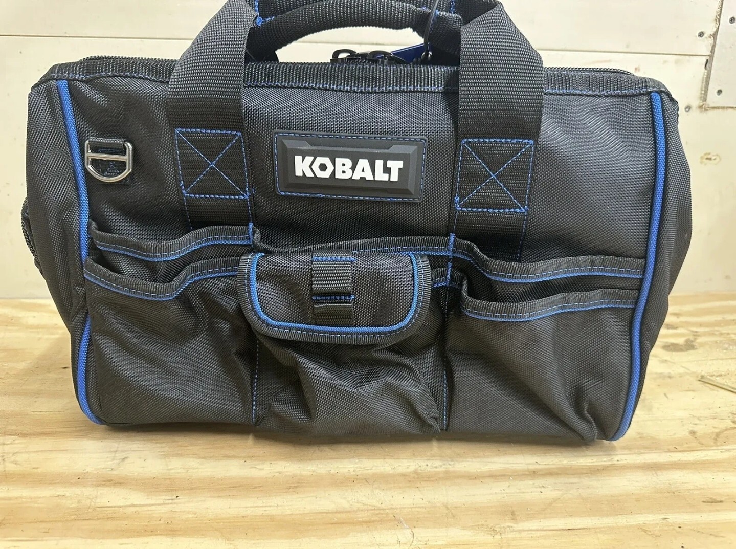 Kobalt 16” Cargo/Tool Bag Includes Drawstring Backpack And Adjustable Cap – New
