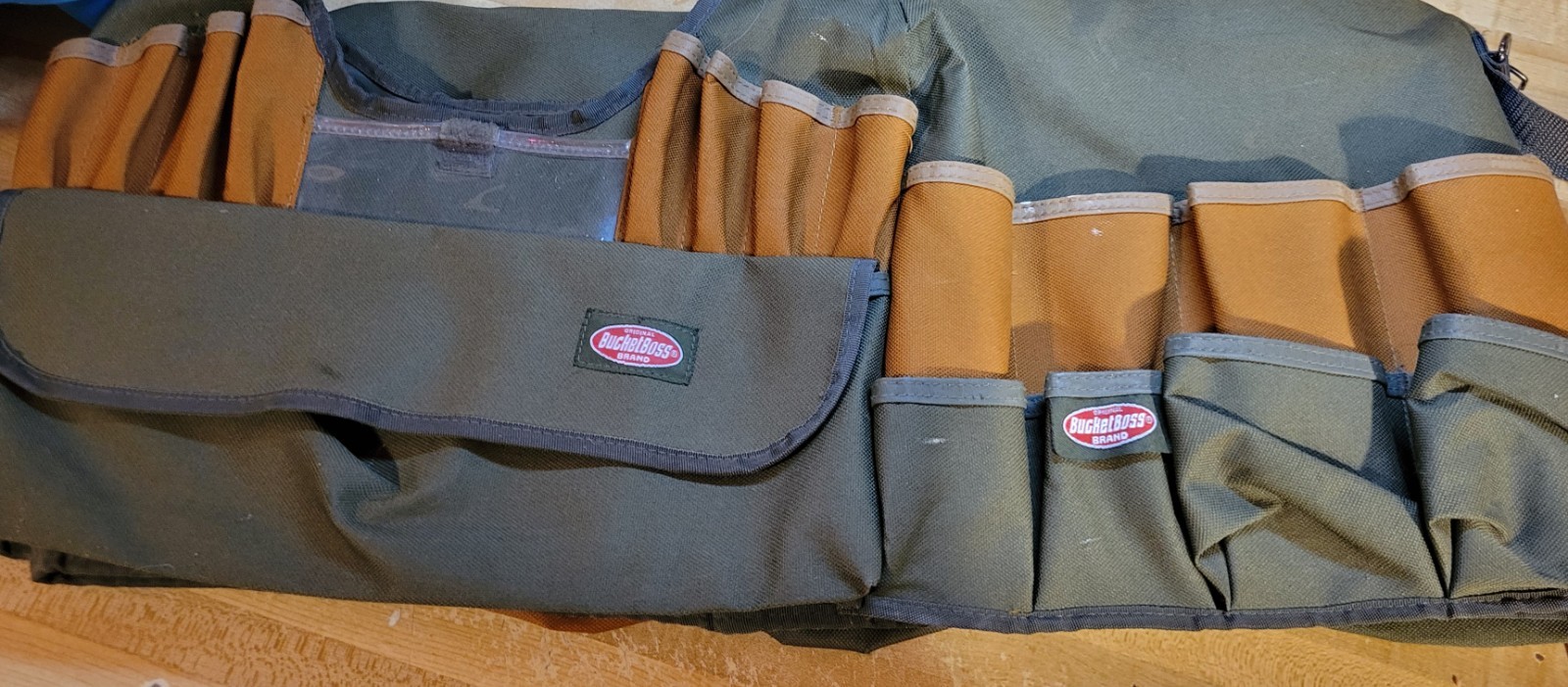 Bucket Boss Builder’s X-Large Green Brown Canvas Multi Functional Rig Tool Belt