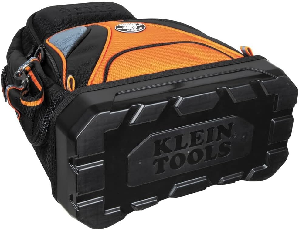 Durable Tradesman Pro Tool Carrier Backpack – 39 Pocket Organizer & Owl Shape
