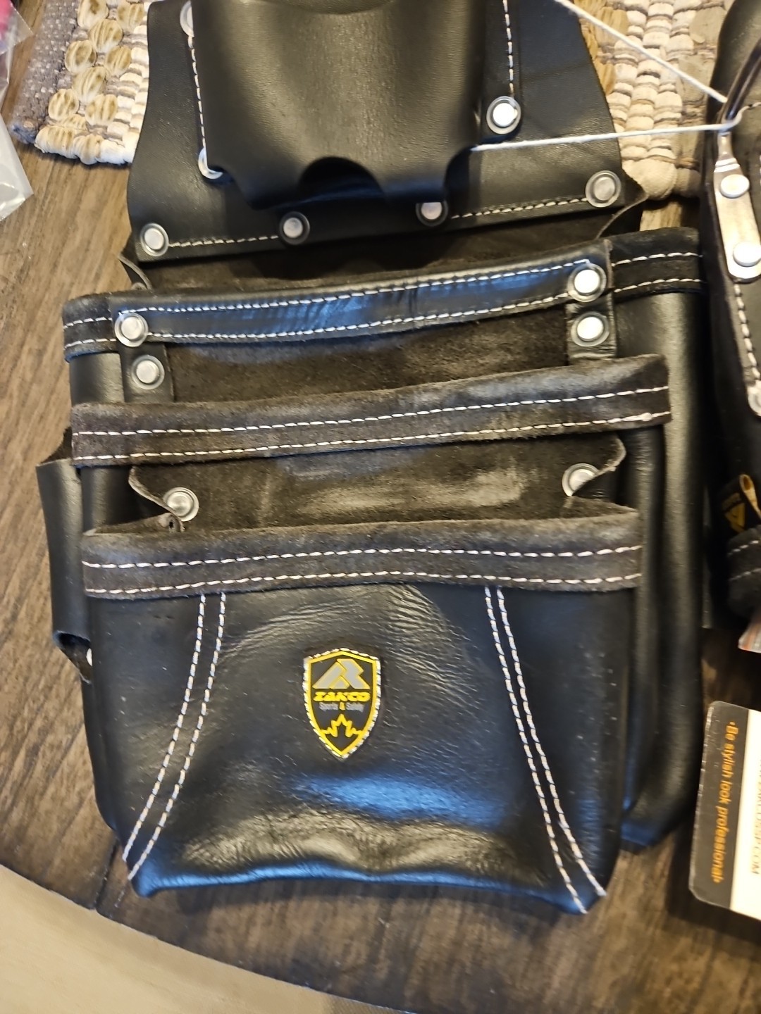 PRO-19 100% GRAIN LEATHER TOOL BELT, TOOL POUCHES RIG CONSTRUCTION New In Bag
