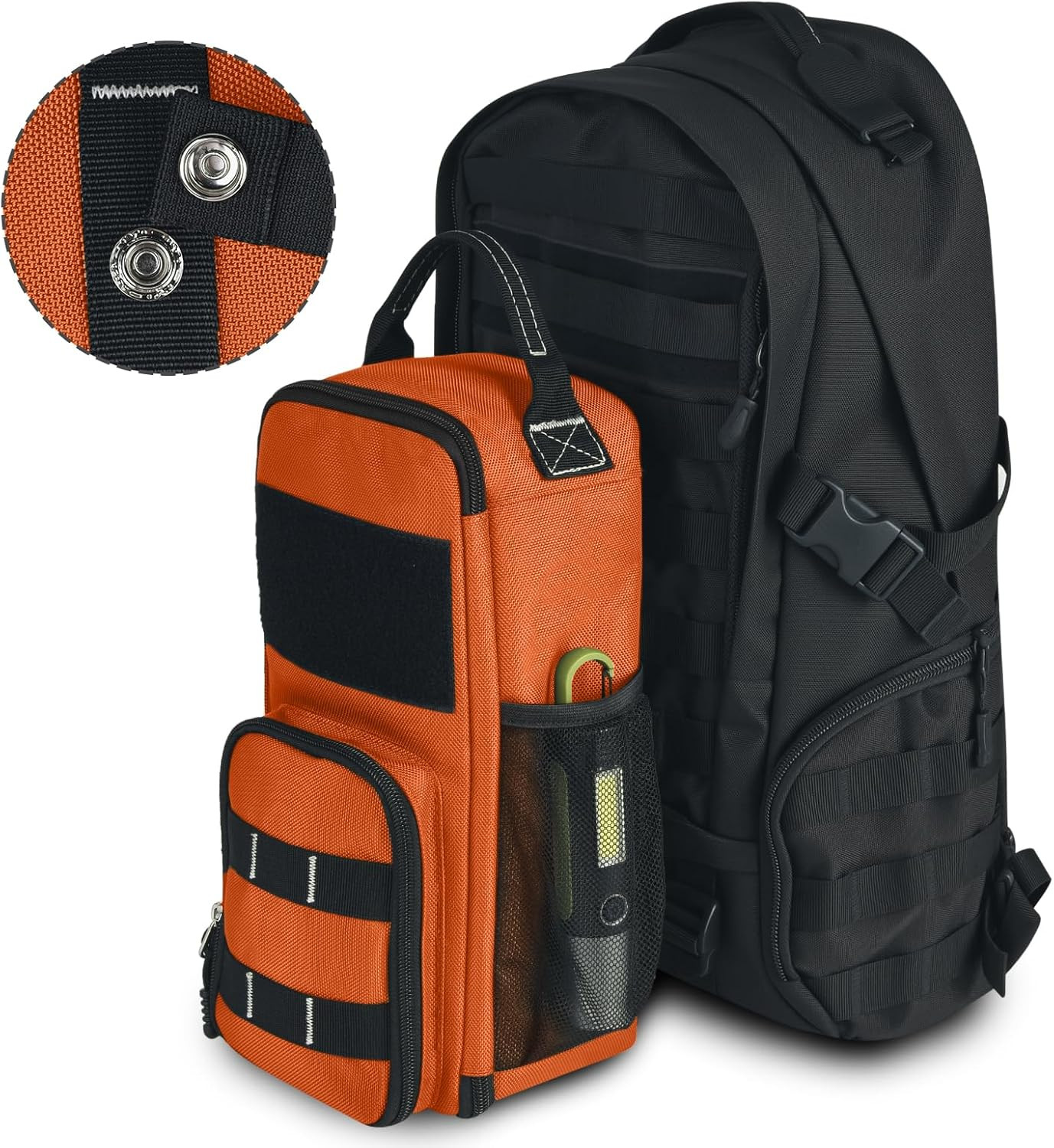 12.6″ Small Tool Bag Pouch for Men with Multiple Pockets, Waterproof Heavy Duty