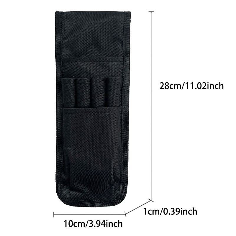 2x Electrician Waist Pocket Belt Tool Pouch Bag, Hardware Toolkit Work Organizer