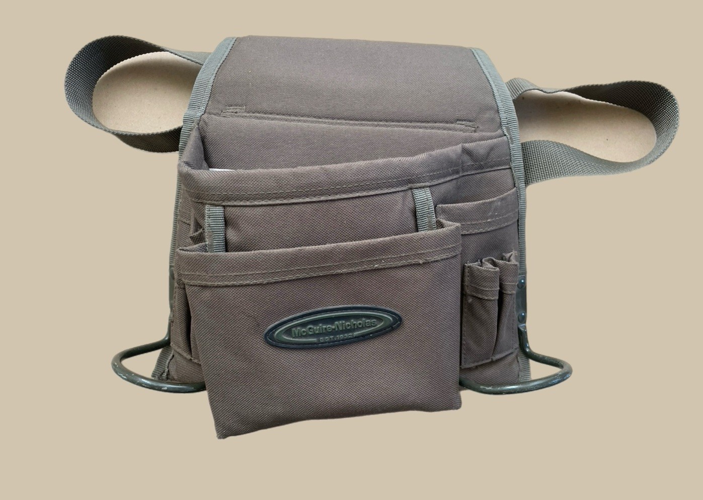 McGuire Nicholas Carpenters Tool Belt Utility Belt Multi-Pocket Army Green