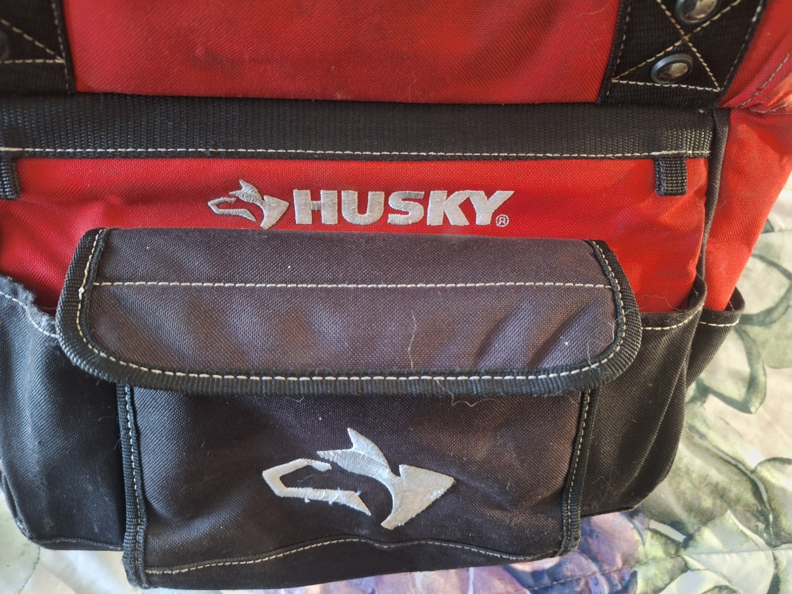 Husky 15 Inch Contractor’s Multi-Purpose Water-Resistant Tool Bag