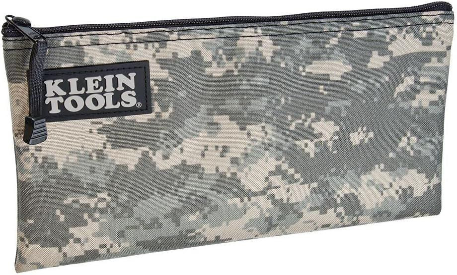 Klein Tools 5139C Zipper Bag, Camouflage Cordura Nylon Tool Pouch with…