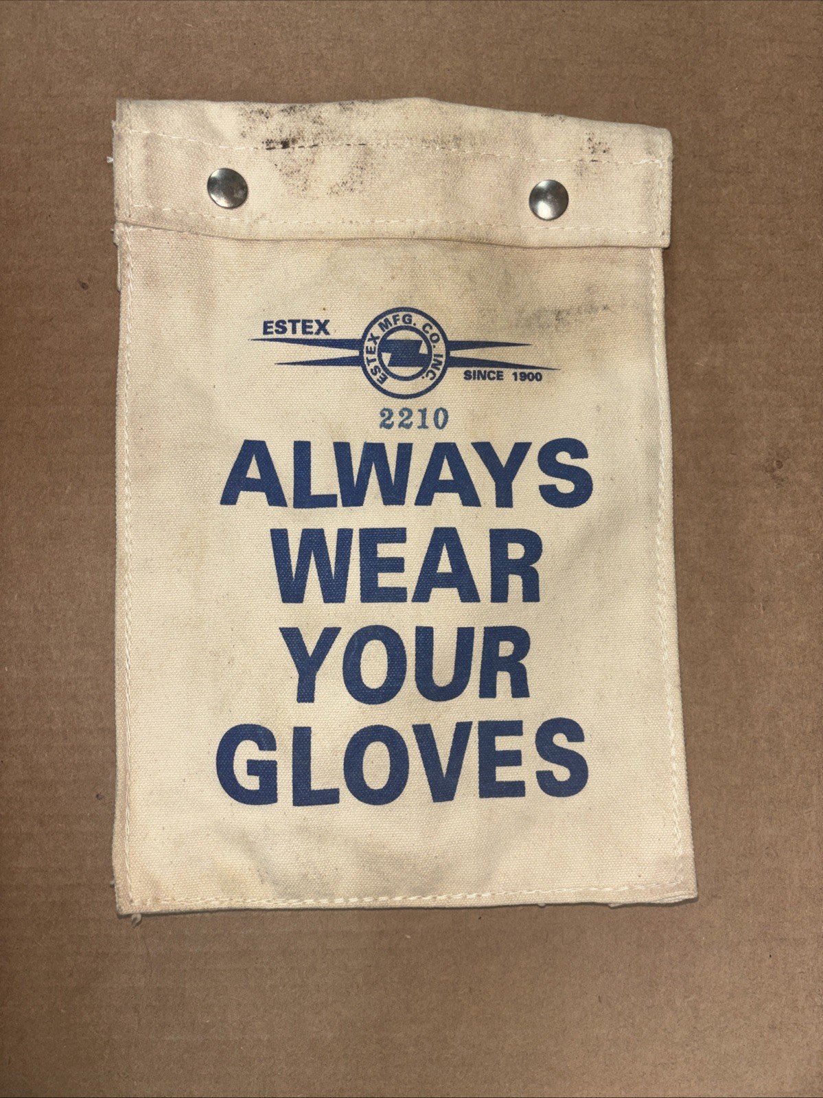 Estex 2210 Canvas Glove Bag 12”