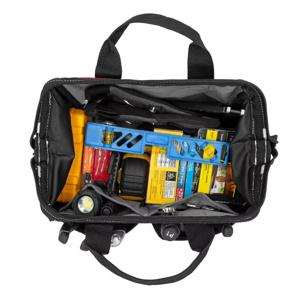 14 In. Rolling Tool Bag with Stackable 12 In. Tool Bag
