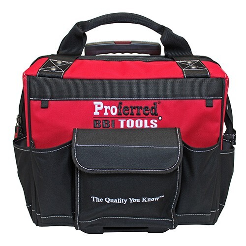 Tote & Carry Premium Heavy Duty Rolling Tool Bag with Reinforced Handles
