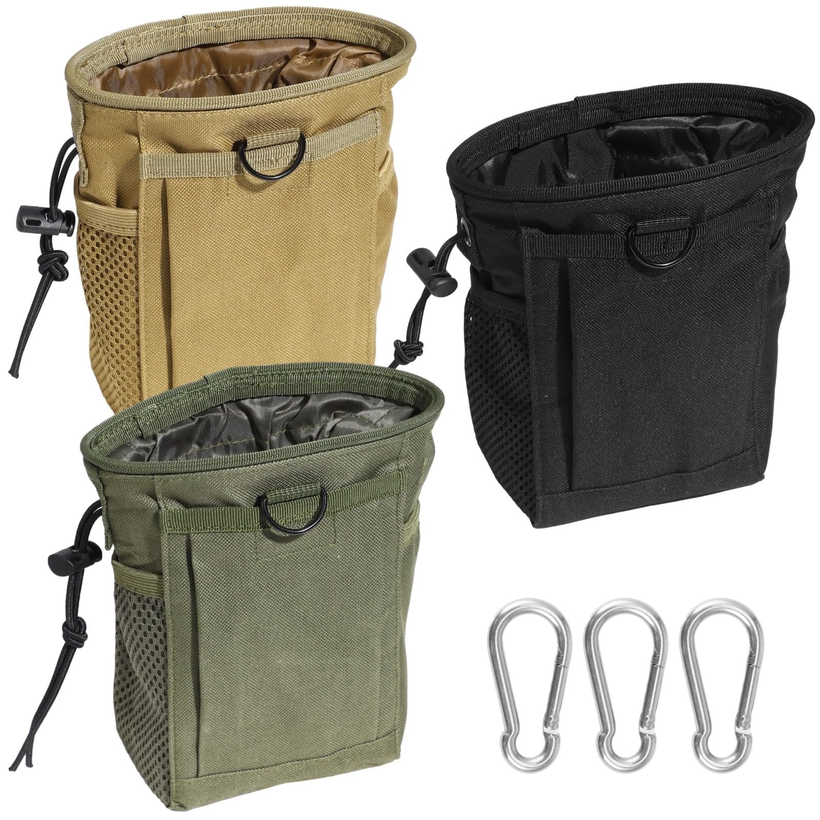 3 Pcs Drawstring Belt Pouch Sets, Compact Recovery Utility Bag, Utility Hip P…