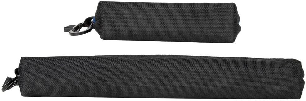 55559 Stand-Up Zipper Bag Tool Pouch with Carabiners, 7-Inch Blue and 14-Inch Gr