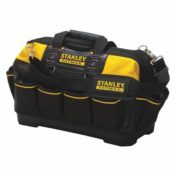Stanley 518150M FatMax 18″ Polyester Water Resistant Open Mouth Tool Bag