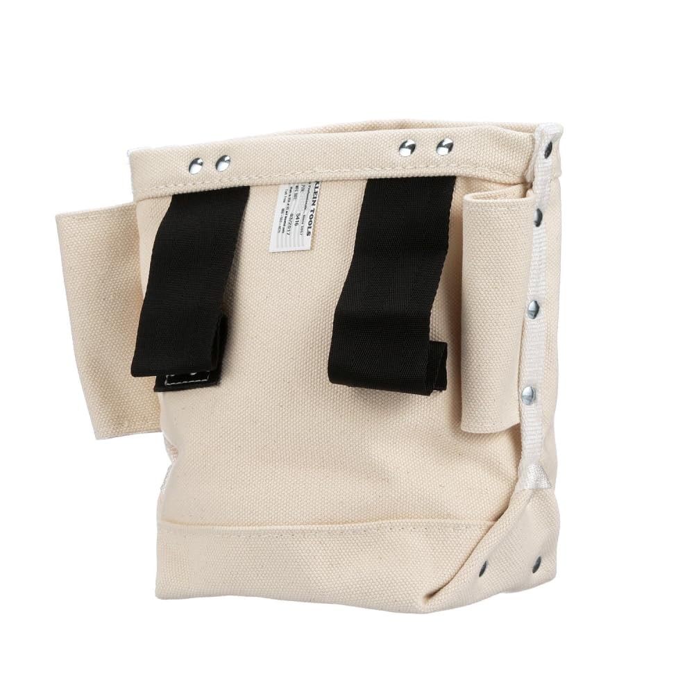 Canvas Bolt Pouch Construction Site Storage Heavy Tools Drawstring Organizer