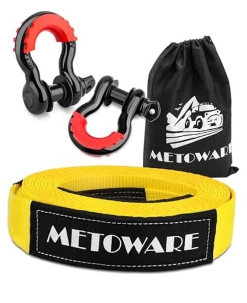 Heavy Duty Tow Strap Recovery Kit – 3″ x 20ft(35,000lbs) Tree Saver Winch
