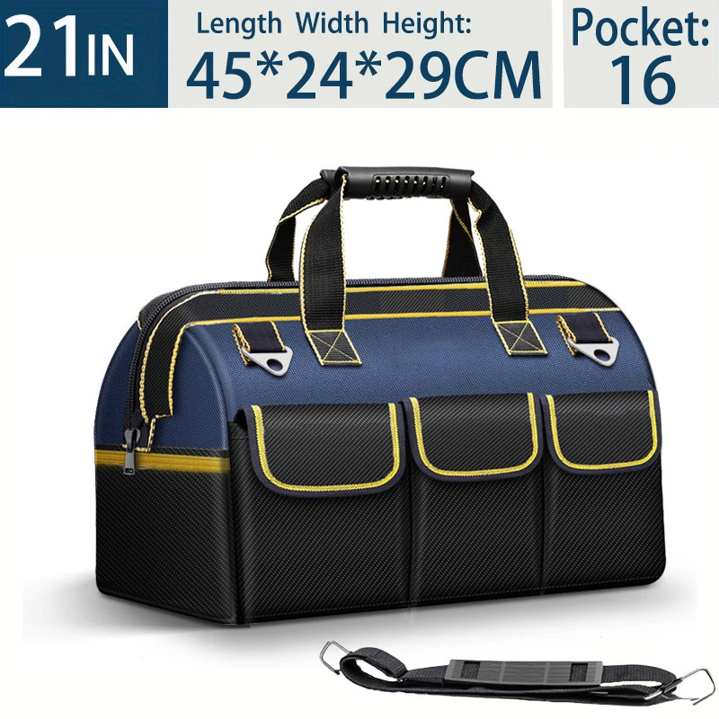 Multifunctional 13in-23inch Tool Bag Thicken big Capacity Waterproof Wear-Resist