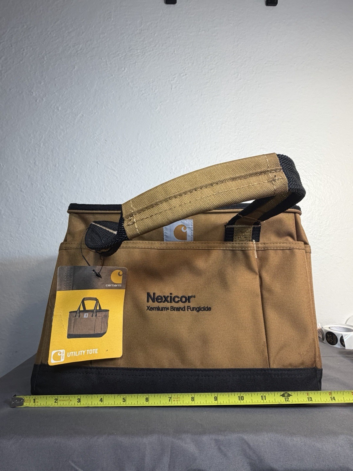 Carhartt 14 Inch Heavyweight Tool Bag with 25 Pockets Brown – NEW