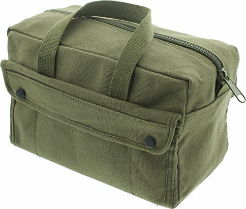 Olive Drab Heavyweight Canvas Mechanics Standard Tool Bag 11″ x 7″ x 6″