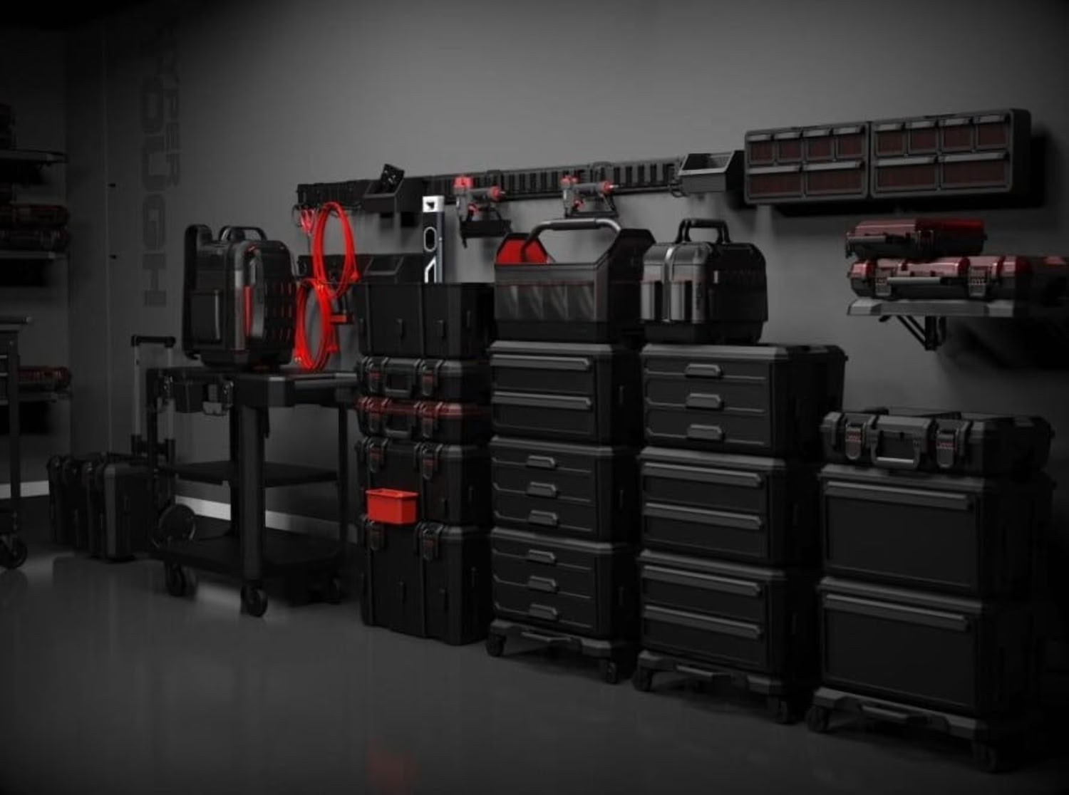 Hyper Tough Hyper Stack Compact Stackable Tool Pouch Organizer Storage Bag
