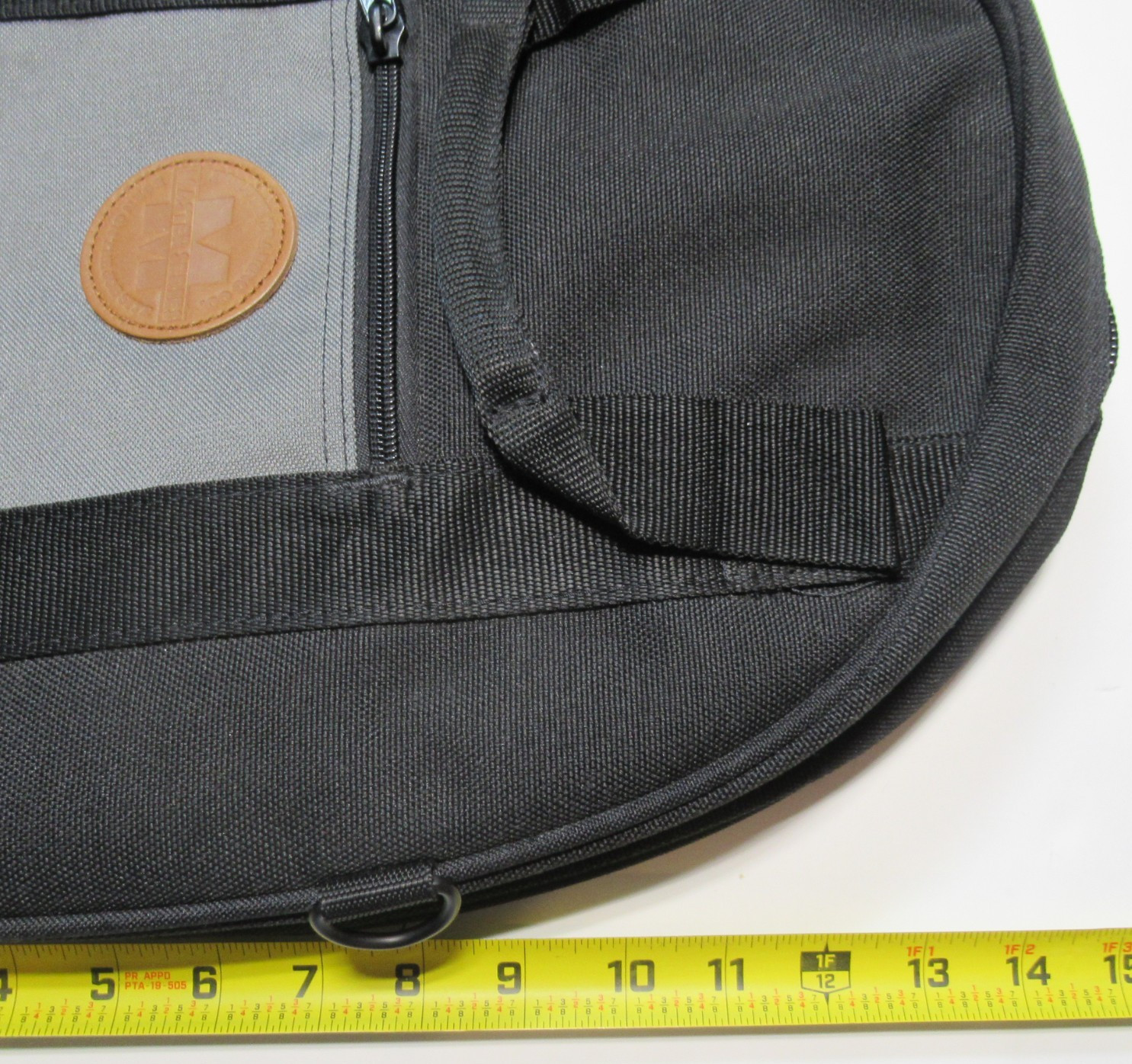 EUC Duluth Trading Co Master Series Tool Bag Black Gray Canvas Vintage