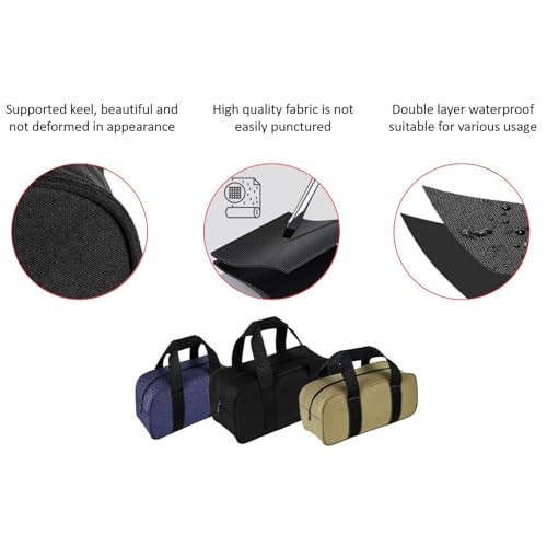 Tool Bags,Toolbag Organizer Wide Open Mouth 5.5*12.5*4.5, Yellow