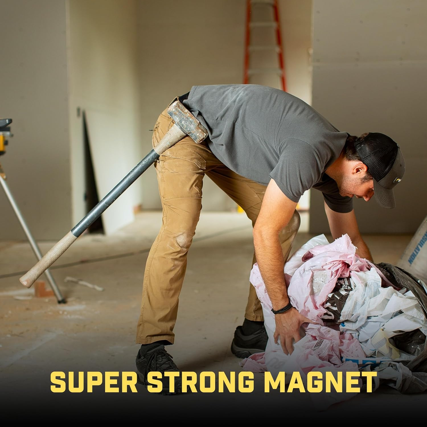 Magmaster | the Original Magnetic Tool Holder – Super Strong – Clip-On Any Belt,