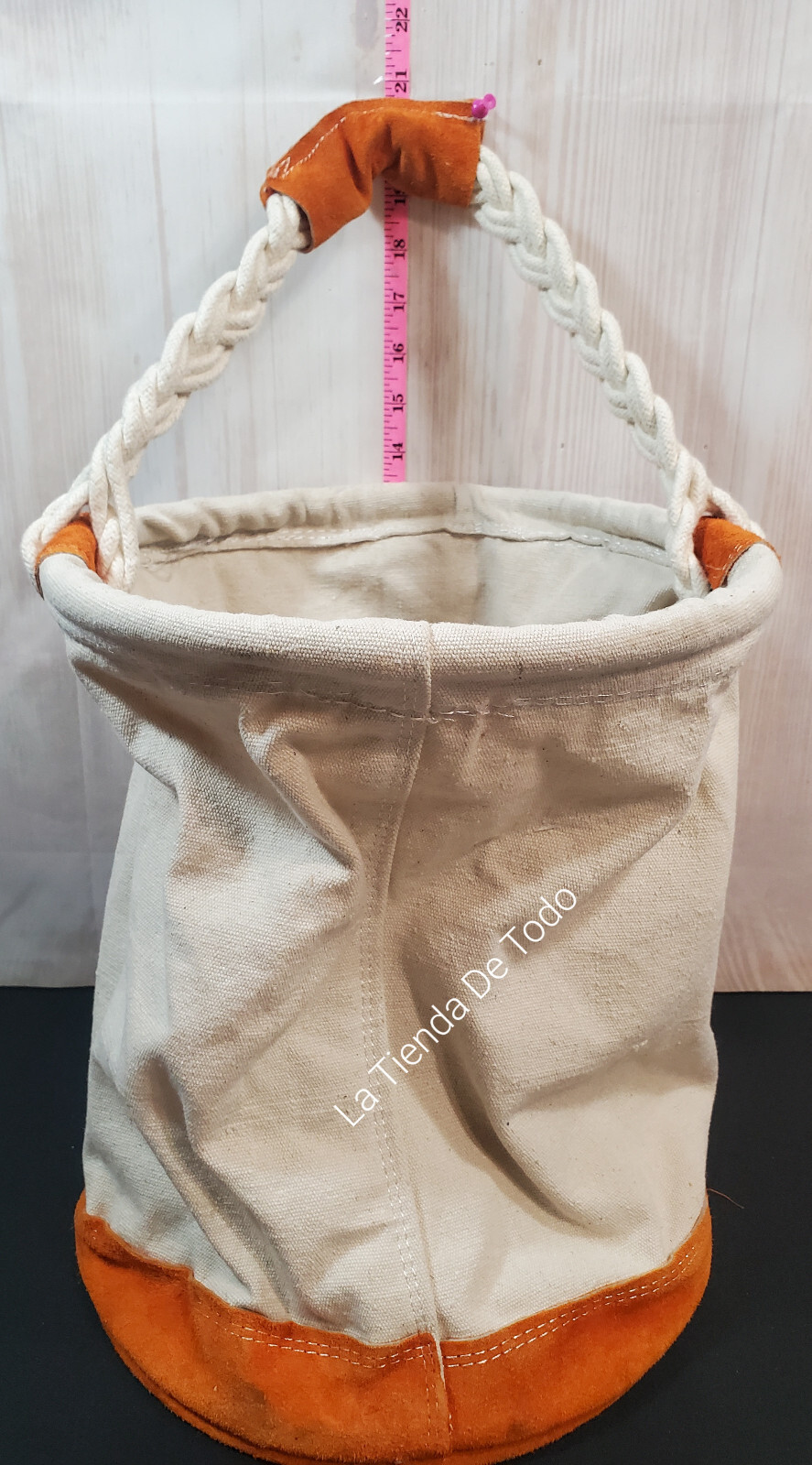 WORK TOOL STORAGE LEATHER N CANVAS BAG HEAVY DUTY TOUGH FITS 94320 VOYAGER READ