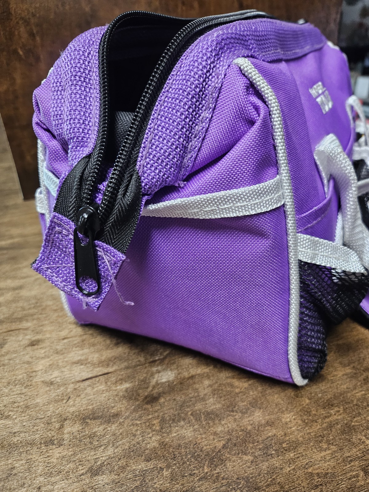 Hyper Tough Tool Bag Purple with White trim Storage Travel Carry Case 12 pocket