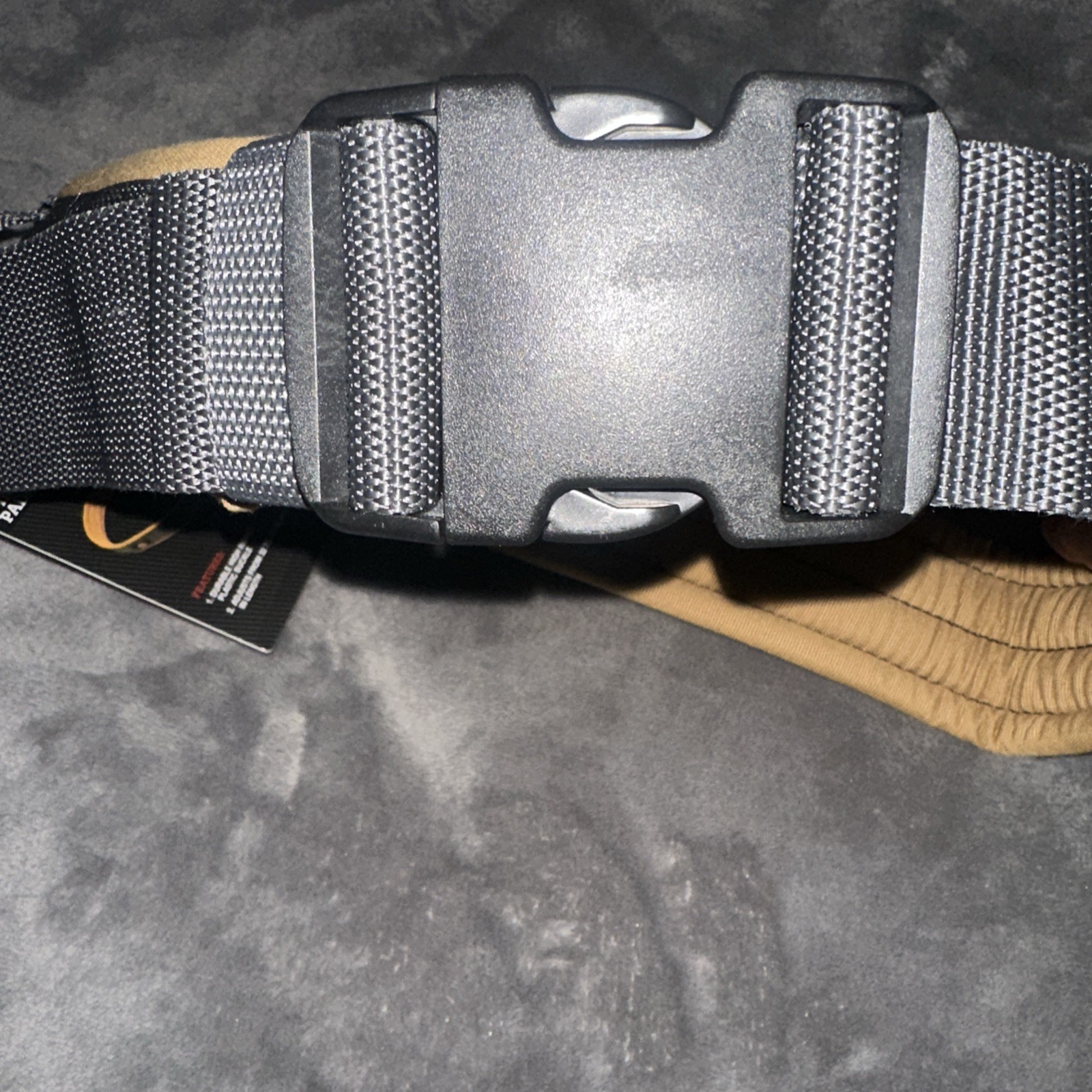 Dickies 3 Inch Padded Work Belt Gray Tan Adjustable 32 To 56 Inches 57001