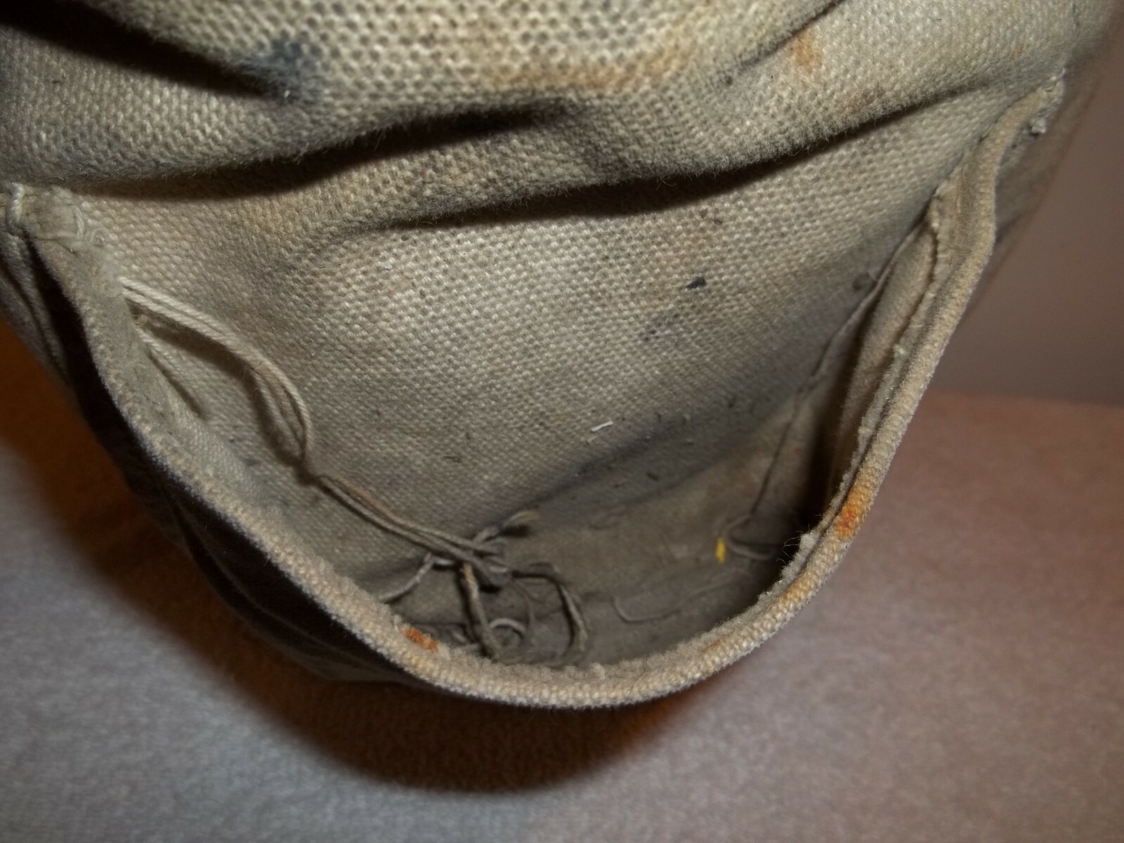 Vtg Buckingham Linemans Canvas Tool Bag Brass Clip Hanging Line Garden Bag