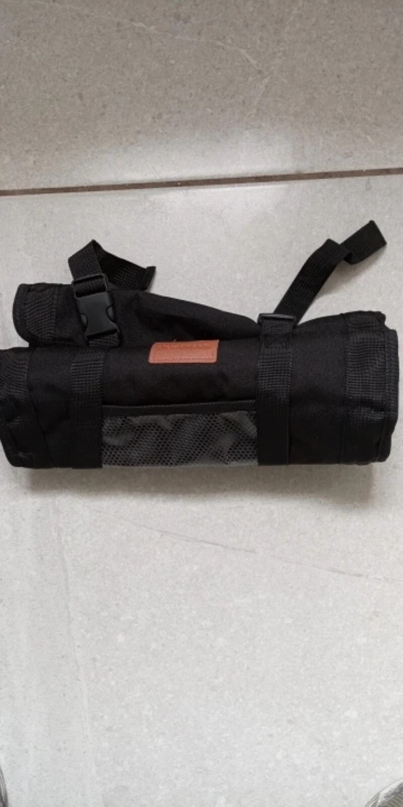 Multi-Purpose Tool Roll Up Bag 5 Pocket Wrench Pouch Canvas Hanging Organizer