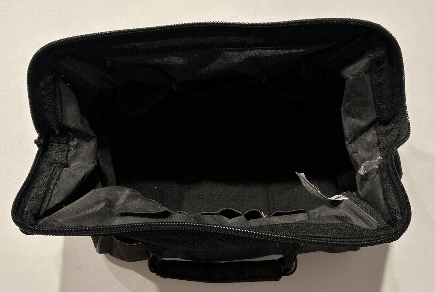 Voyager 12” Portable Tool Bag HANDY SIZE 15 Inside & 6 Outside Pockets BLACK ZIP