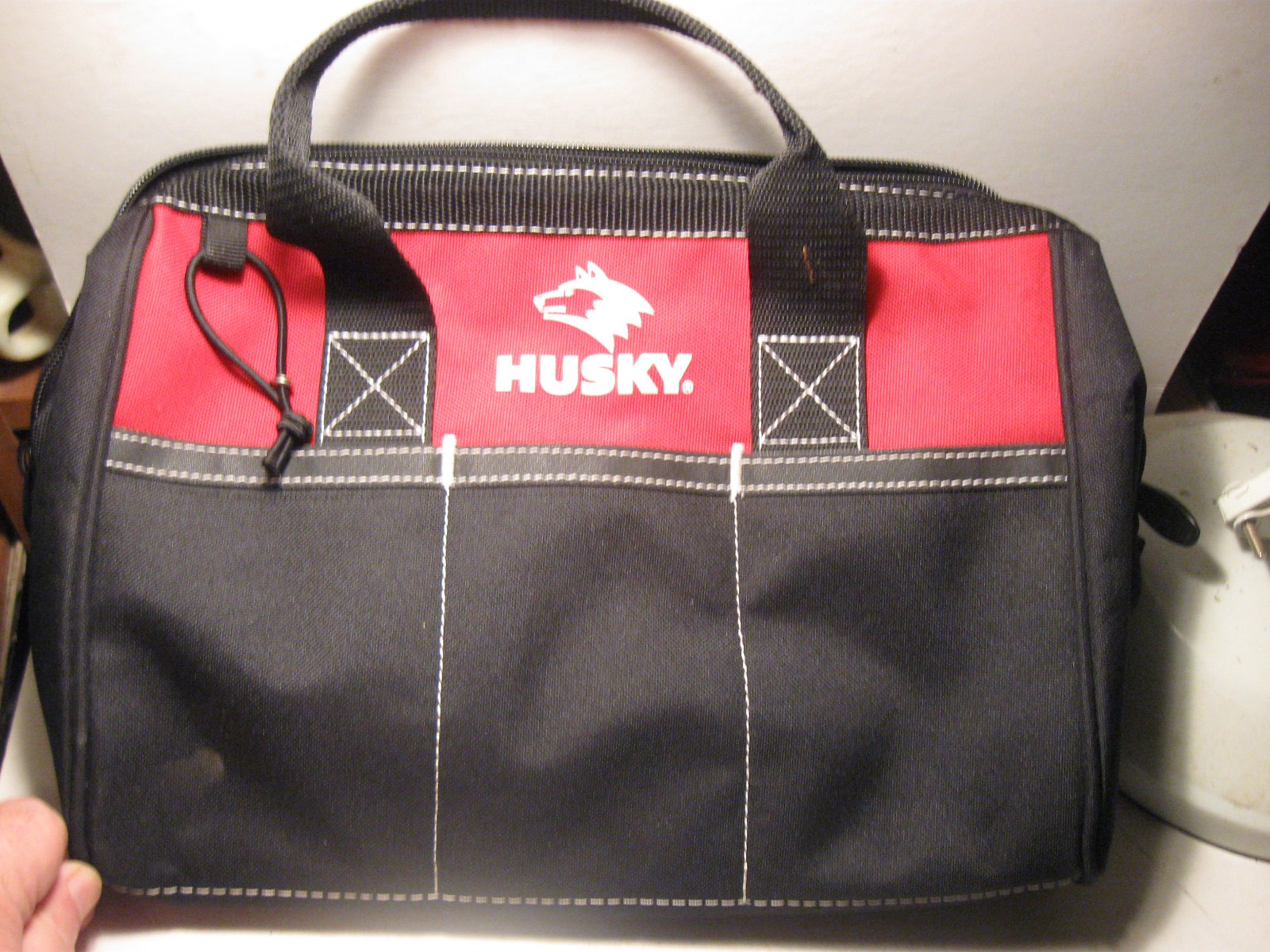 12 x 9 x 6 Husky Pocket Zippered Tool Bag