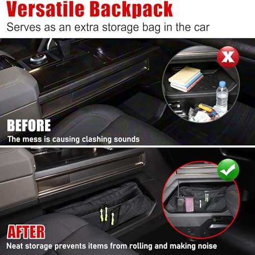 for Hummer EV Accessories Lower Center Console Organizer Storage Gear Foldable