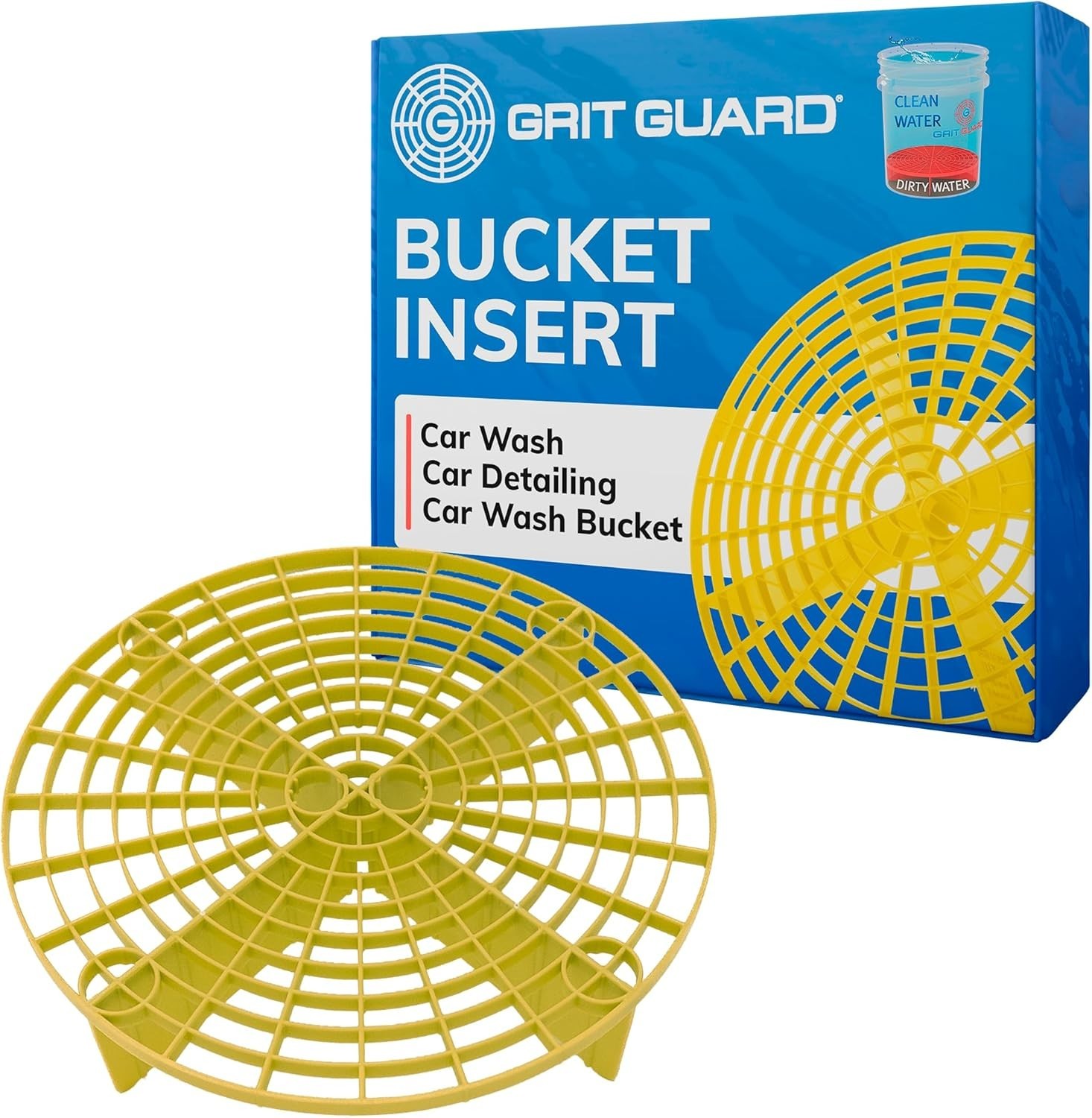 Ultimate 10″ Yellow Bucket Insert – Protect Your Vehicle with Easy-to-Use Filter