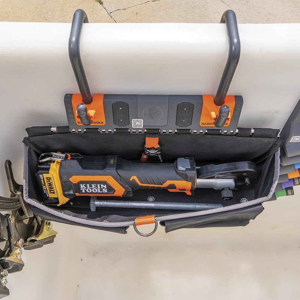 BC511S Large Tool Pouch with S Hook Rail for Lineman Tools and More