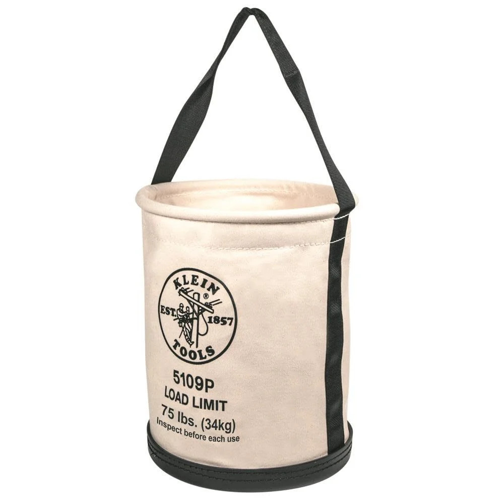 Klein Wide Straight Wall Bucket W/pocket