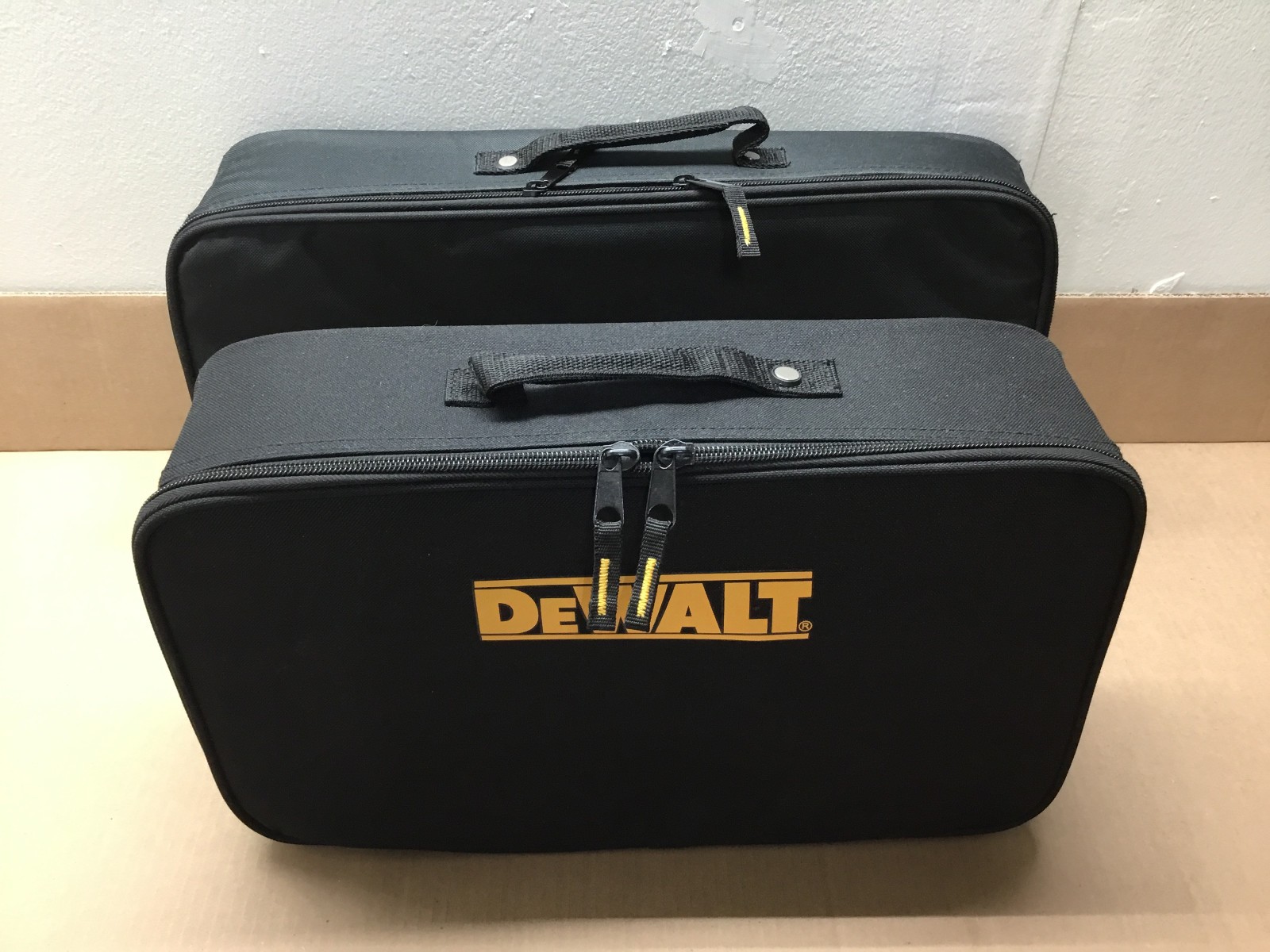 DEWALT TOOLS – ZIPPED – SOFT TOOL CASE – SET OF 2 – *OPEN BOX*