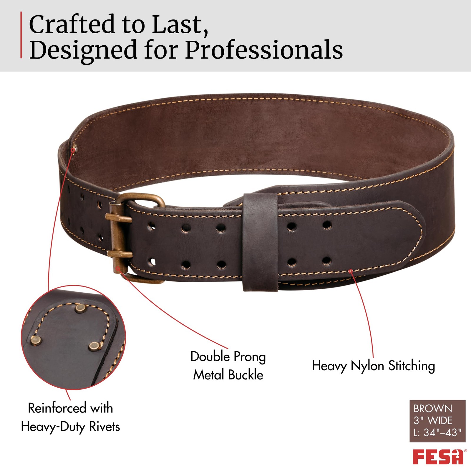 Mens Leather Tool Belt Handcrafted Top Grain Pouch Carpenter Professional