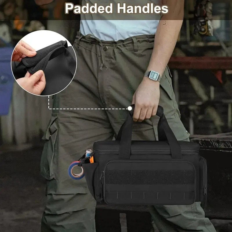 14″Durable Heavy Duty Durable Portable Tool Storage Bag Organizer,Large capacity