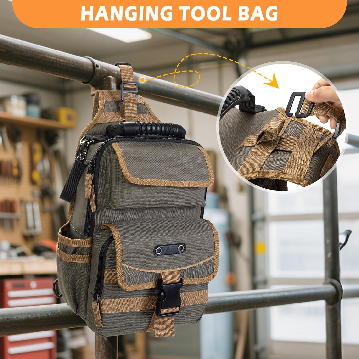 Electrician’s Tool Organizer – Heavy-Duty, Ergonomic & Spacious Design