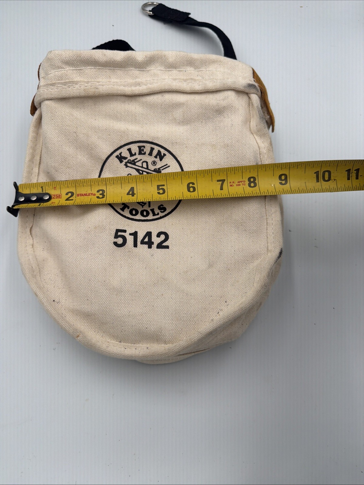 Klein Tools 5142 Tool Pouch Canvas With Leather Belt