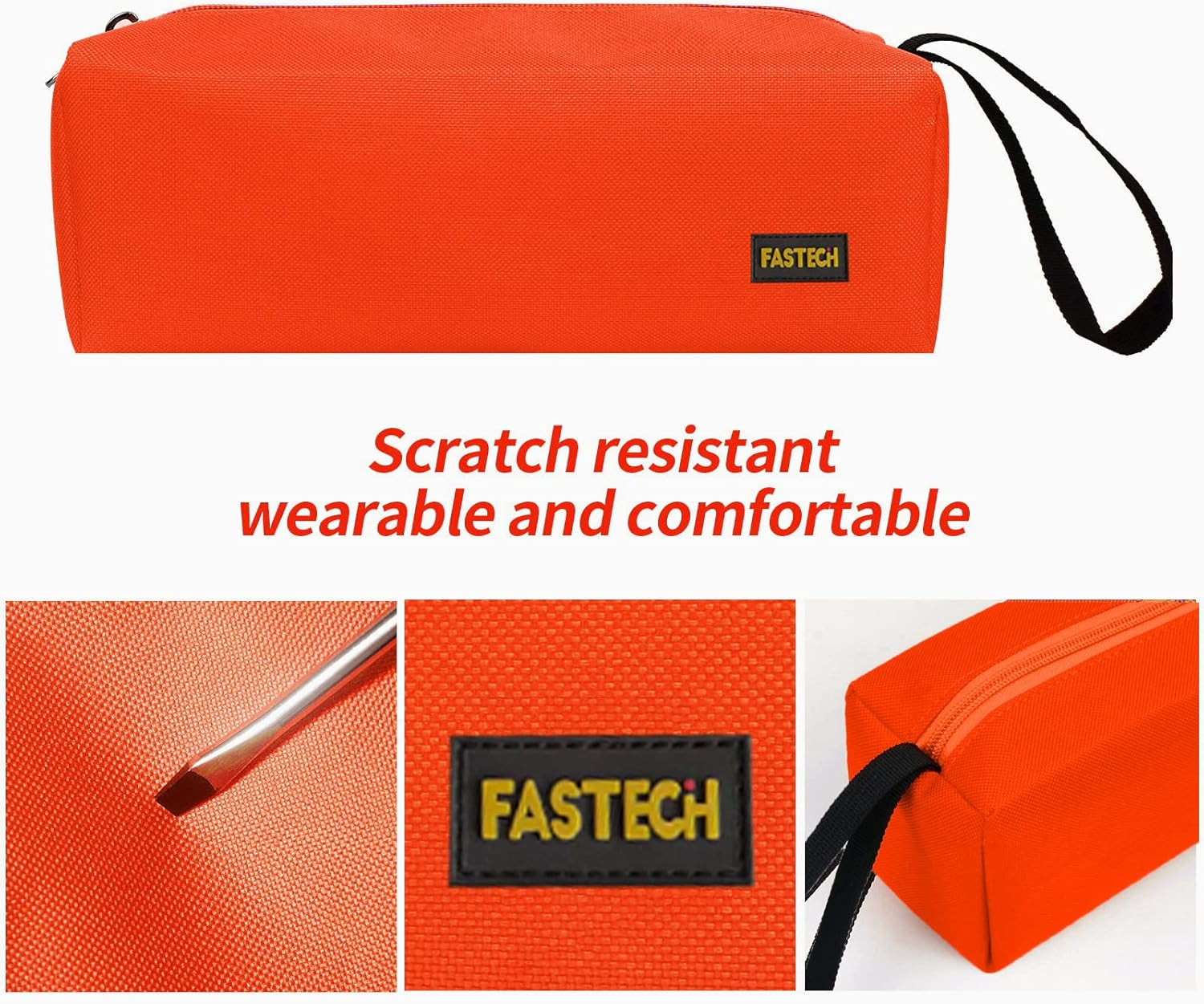 1-Pack Zipper Utility Tool Bag, Small Zipper Bags/Multi-purpose Tool Pouch Tote