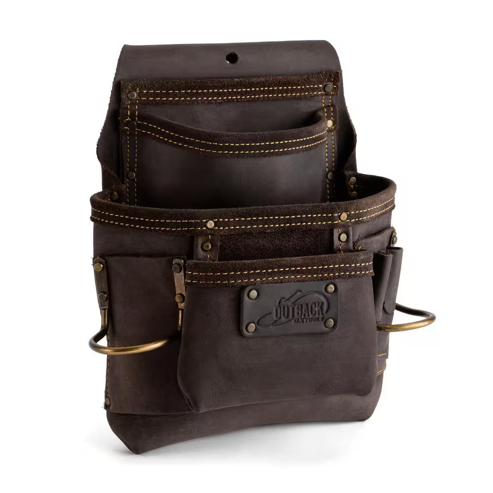 Pro Tool Pouch, Dual Hammer Holder (4-Pocket)