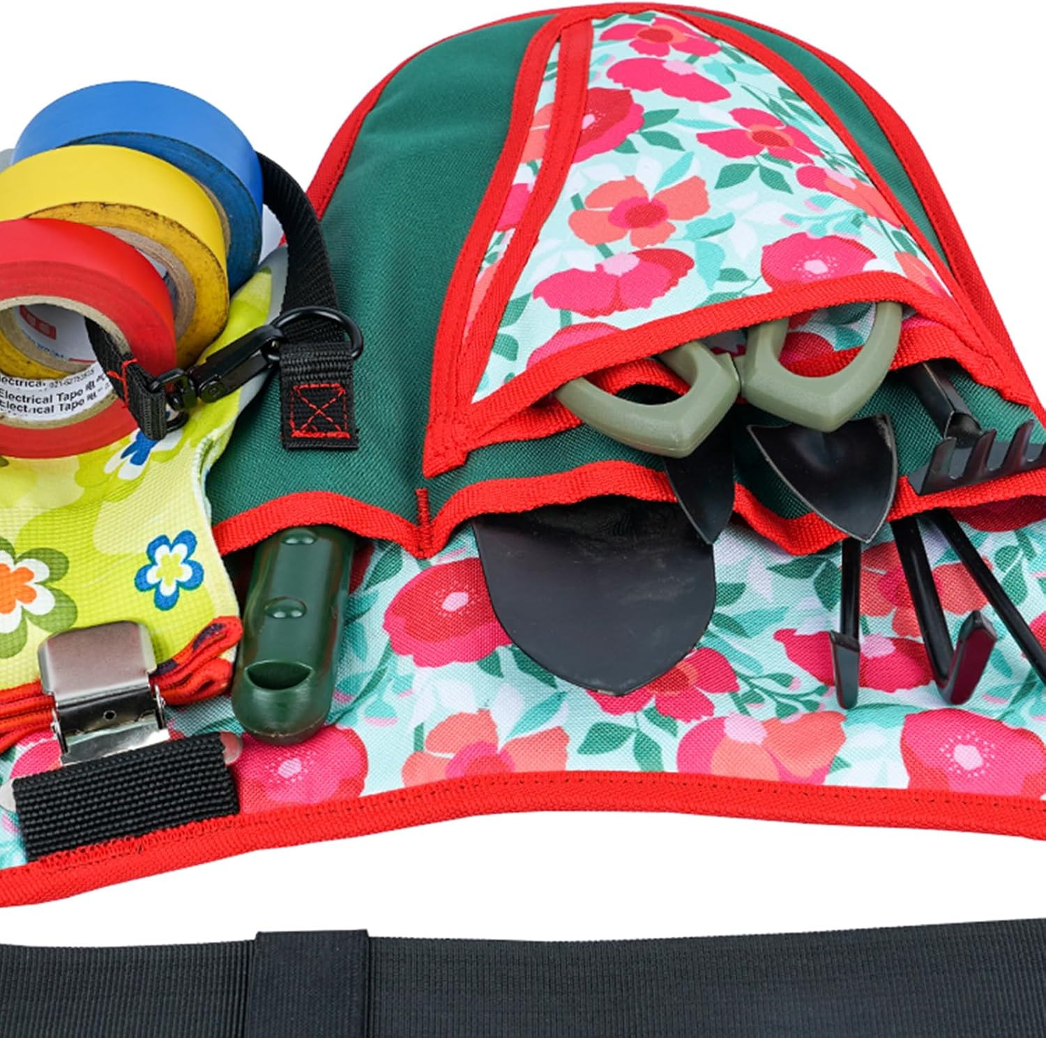 Garden Tool Belt – Adjustable Tool Organizer Belt Pouch Multi-Purpose Pocket for