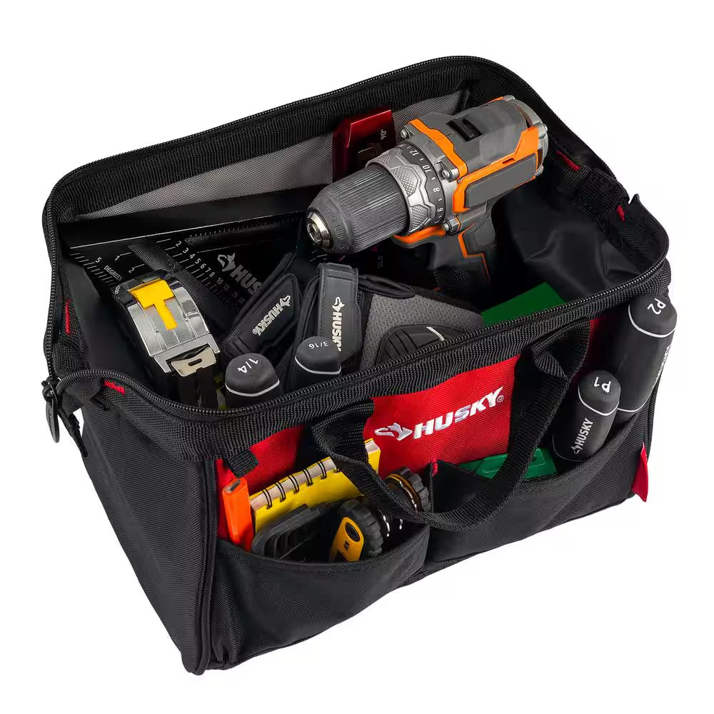 Husky 18 In., 15 In. and 12 In. Tool Bag Combo