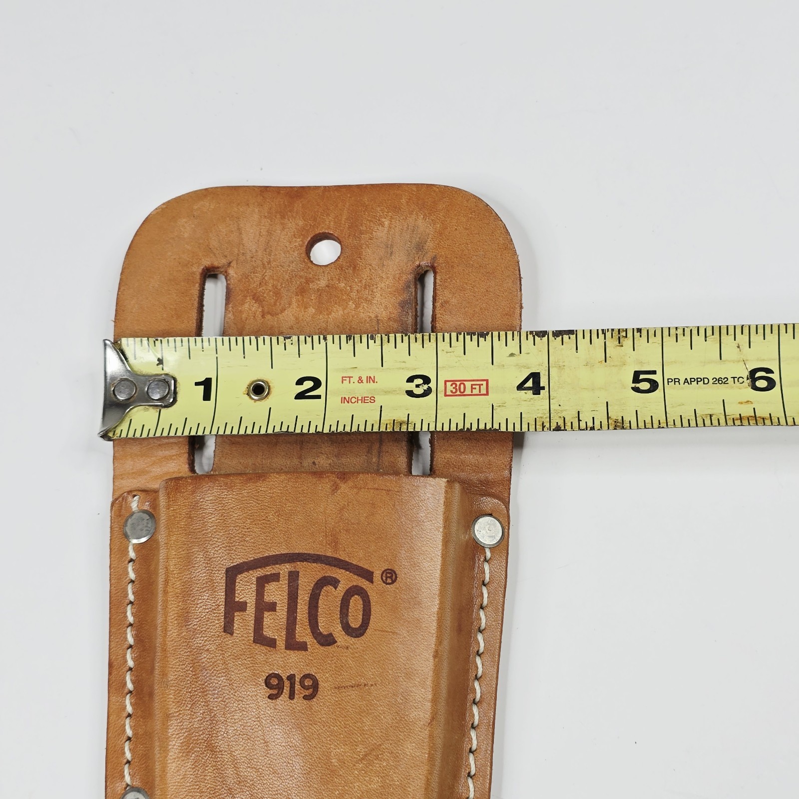 Felco 919 Leather Pruner Holster Sheath Tool Pouch Belt Loop Made In USA